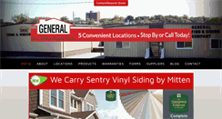Desktop Screenshot of generalsiding.com